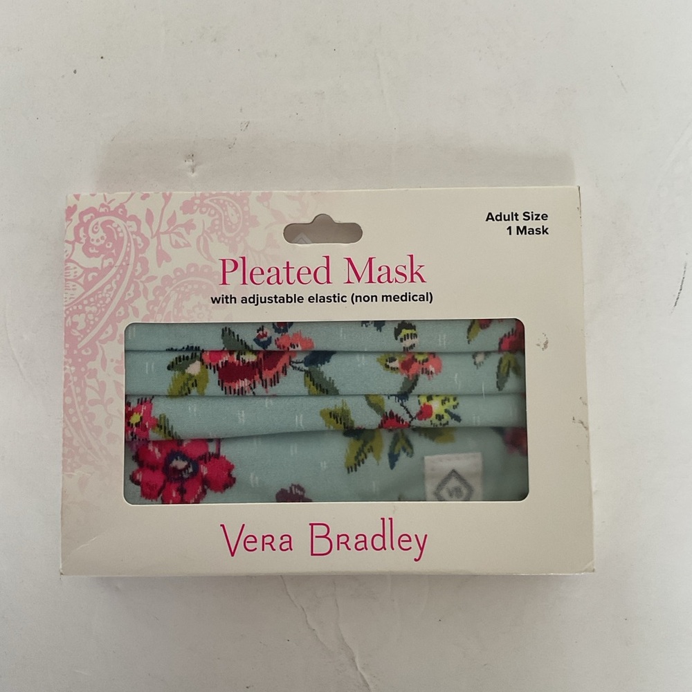 Vera Bradley NWT cotton face mask. OSFA